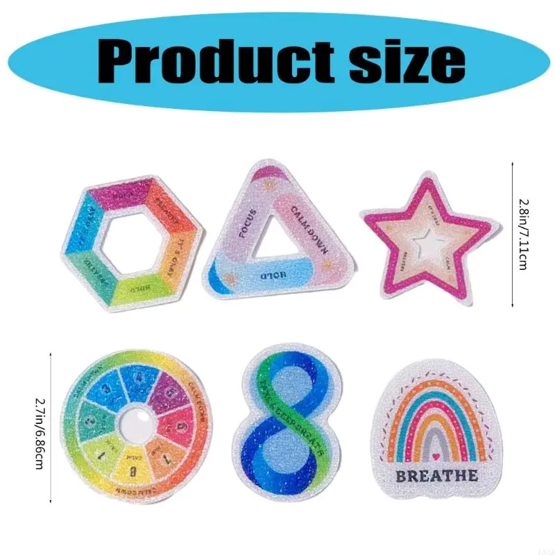 LXAA Anxiety Sensory Sticker Aesthetic Sticker Stress Relief Stickersfor Laptop