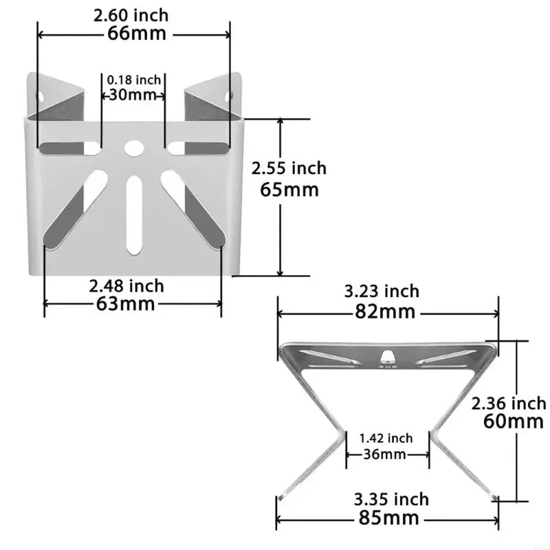 LXAA High Compatibility Mount Bracket Support for Surveillances Cameras and Solar Panel Suitable for Ceiling Various Surfaces