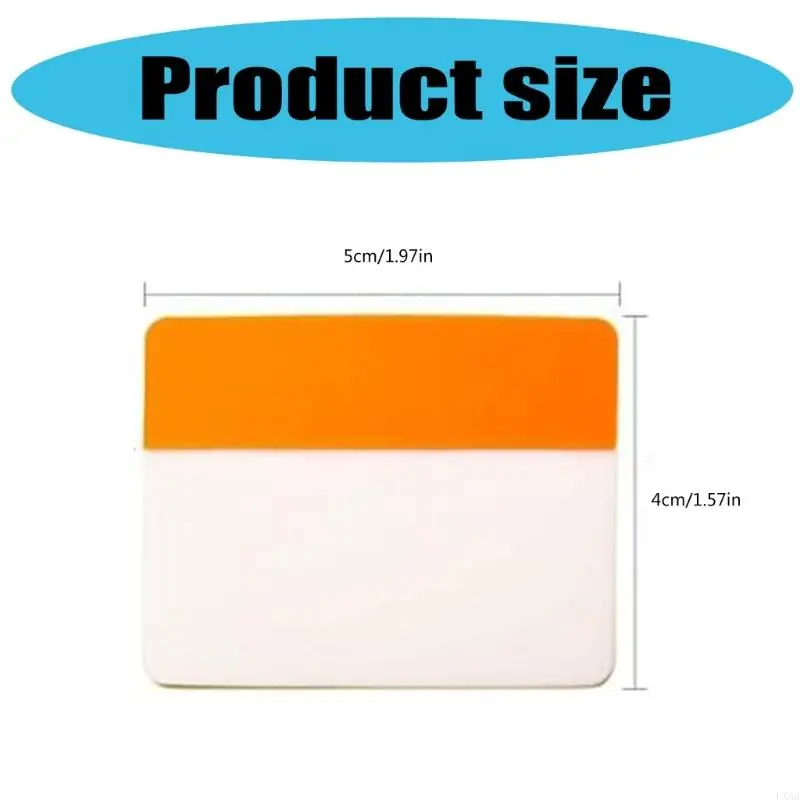 LXAA 1 Set Colorful Page Markers Simple Index Tabs Writable Book Tabs