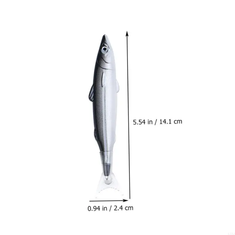 LXAA 6Pcs Funny Fish Ballpoint Pen Sea Creature Ballpoint Pen for Writing 0.5mm