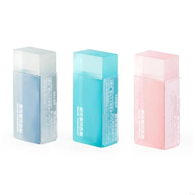 LXAA Lovely Eraser Funny Pencil Erasers Clear Erasers Solid Color Eraser for Kids