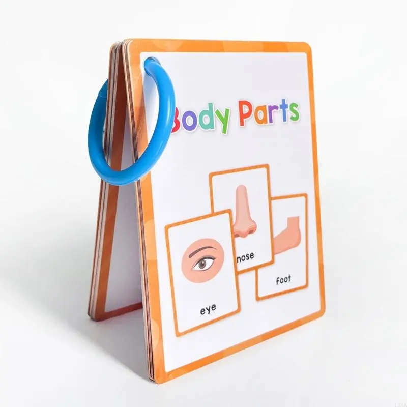 LXAA Vocabulary Building Flashcards Kids Early Learning Word Card Classroom Teaching Tool For Toddler Preschoolers Ages 3-8