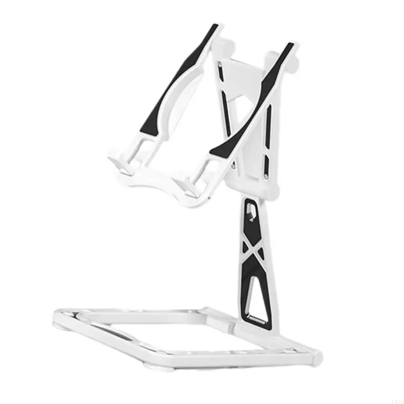 LXAA Height Adjustable Foldable Stand Phone Cradle Built in Wireless Charging Slot