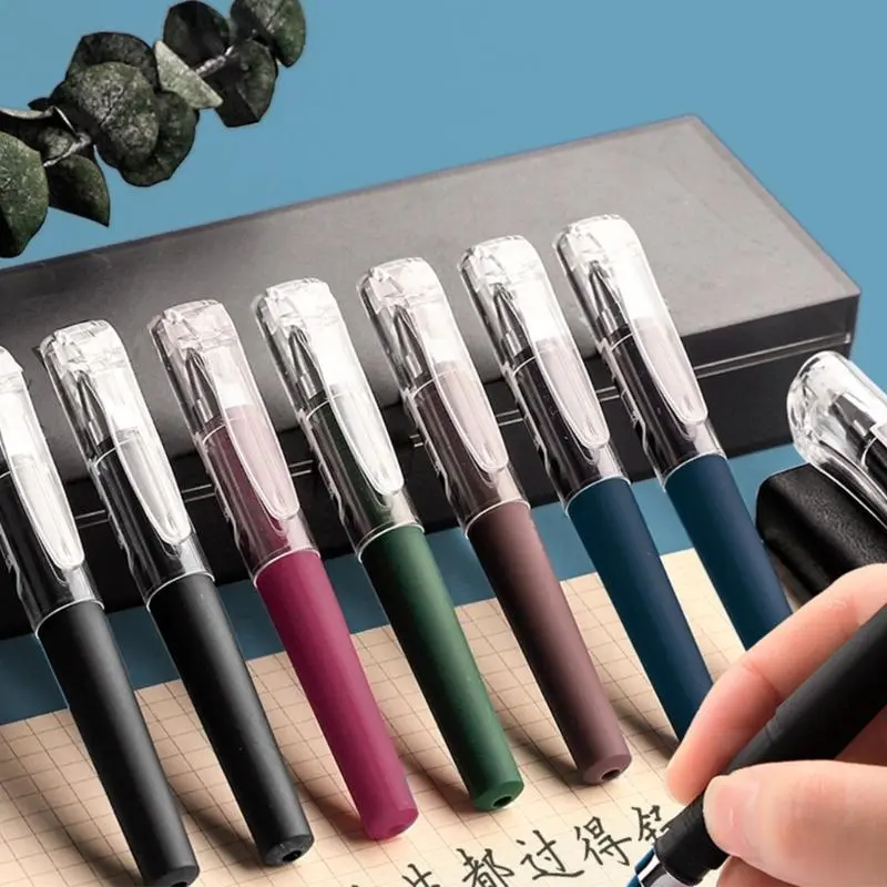 LXAA 5Pieces Mini Short Gel Pen 0.5mm Smooth Writing Quick Dry Inks Pocket Size Gel Pen For Journaling Note Taking Writing