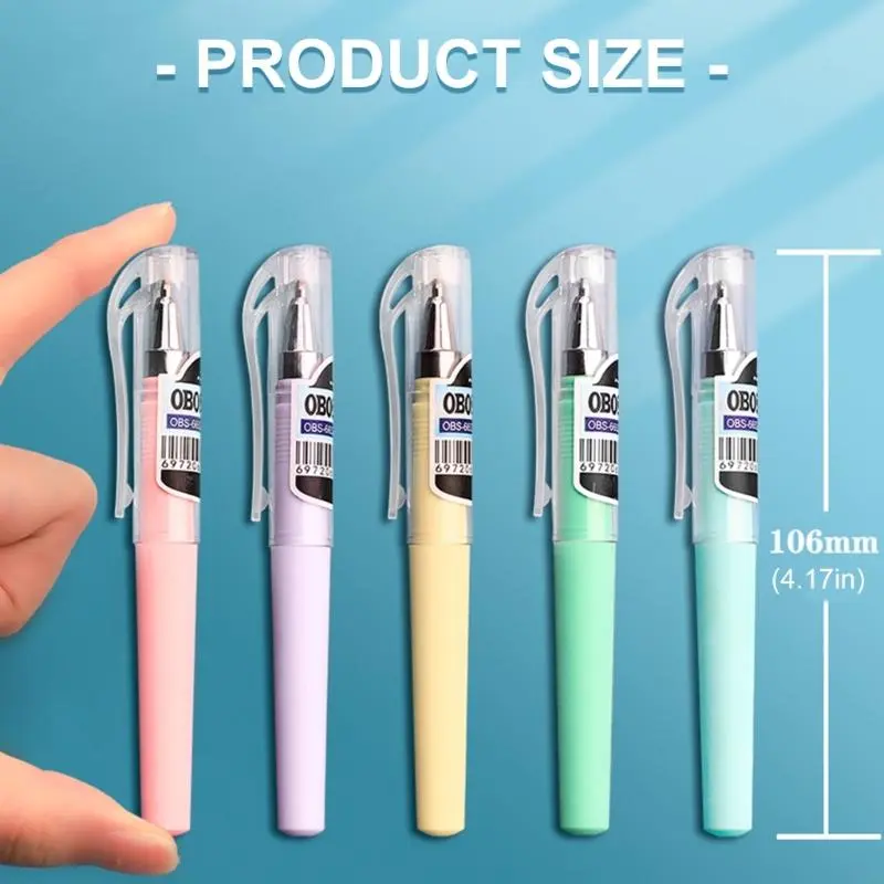 LXAA 5Pieces Mini Short Gel Pen 0.5mm Smooth Writing Quick Dry Inks Pocket Size Gel Pen For Journaling Note Taking Writing