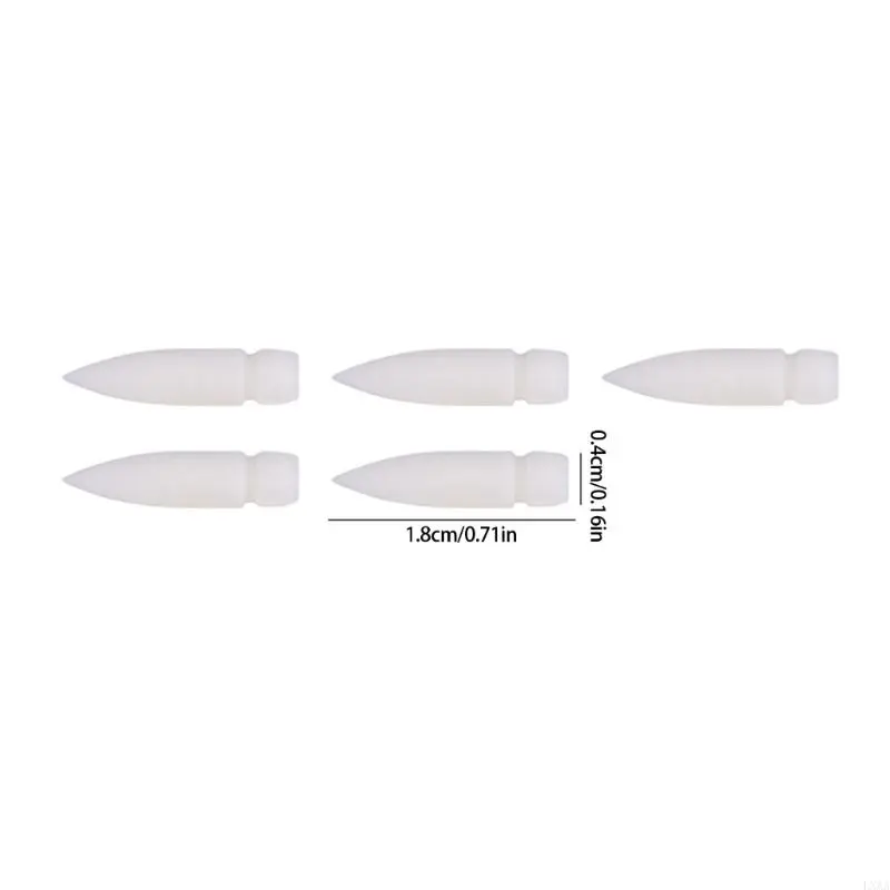 LXAA 5/10Pcs Liquid Acrylic Paint Marker Brush Tip Soft Nylon Bristles Tip Acrylic Marker Replacement Tip For Artist Student