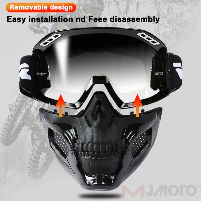 Versatile Use: Ideal for motocross, skiing, rallies, and outdoor sports; includes clear lens, tear-off film, and storage bag