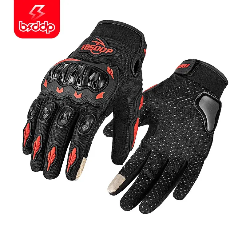 Breathable Motorcycle Racing Gloves Full Finger Luvas Outdoor Sports Protection Waterproof Racing Riding Accessories For Summer
