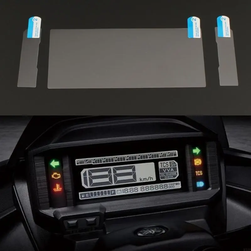 R53D Scratch Proof Motorcycle Display Shield Dashboards No Fit for Force 2.0