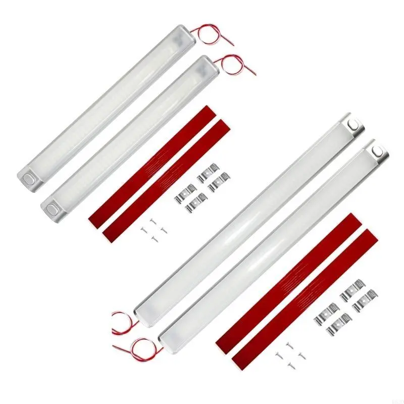 R53D LED Car Inner Light Bar Strip with ON/OFF Switch for Truck Lorry Kitchen 12V-80V
