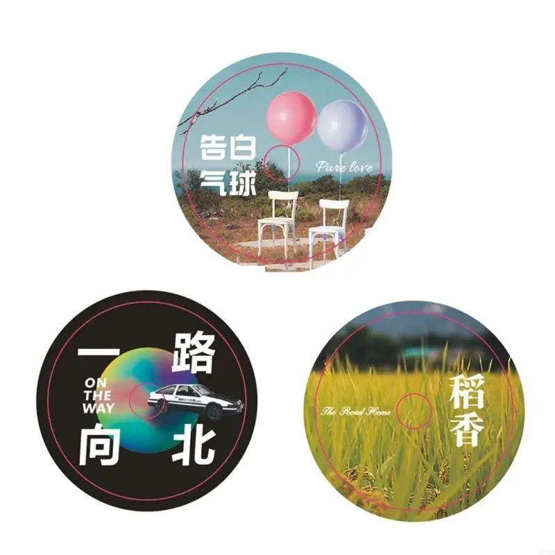R53D Car Air Vent Outlet Air Freshener Paper Natural Scent Tablet Fragrance