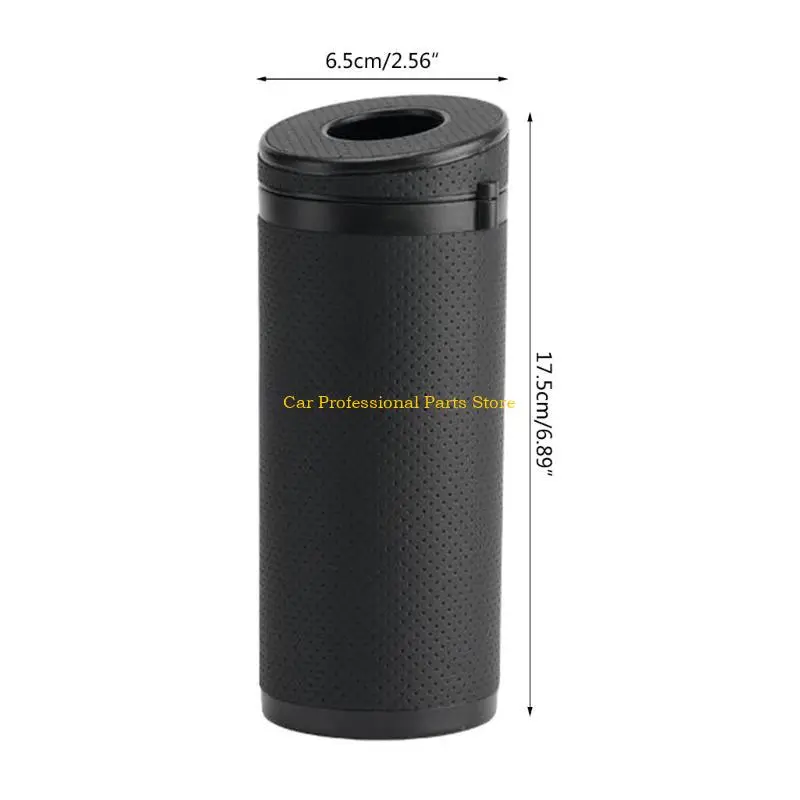 R53D Lightweight Car Paper Tube with Window Breaker Function ABS Tissue Cup Storage