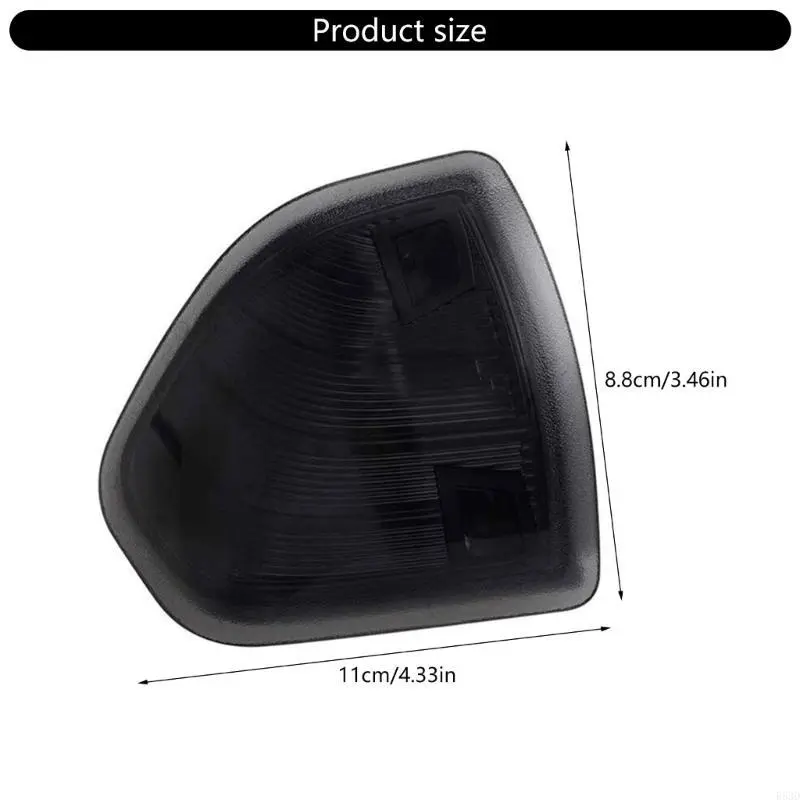 R53D 2pc Front Turn Light for 1500 2500 Replacement Clear/Smoke Lens LED Side Turn Lamp