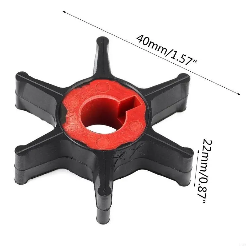 R53D Water Impeller for 9.9 10 12 15 20 25HP Boat Motor 47-F436065-2 6 Impeller Engine