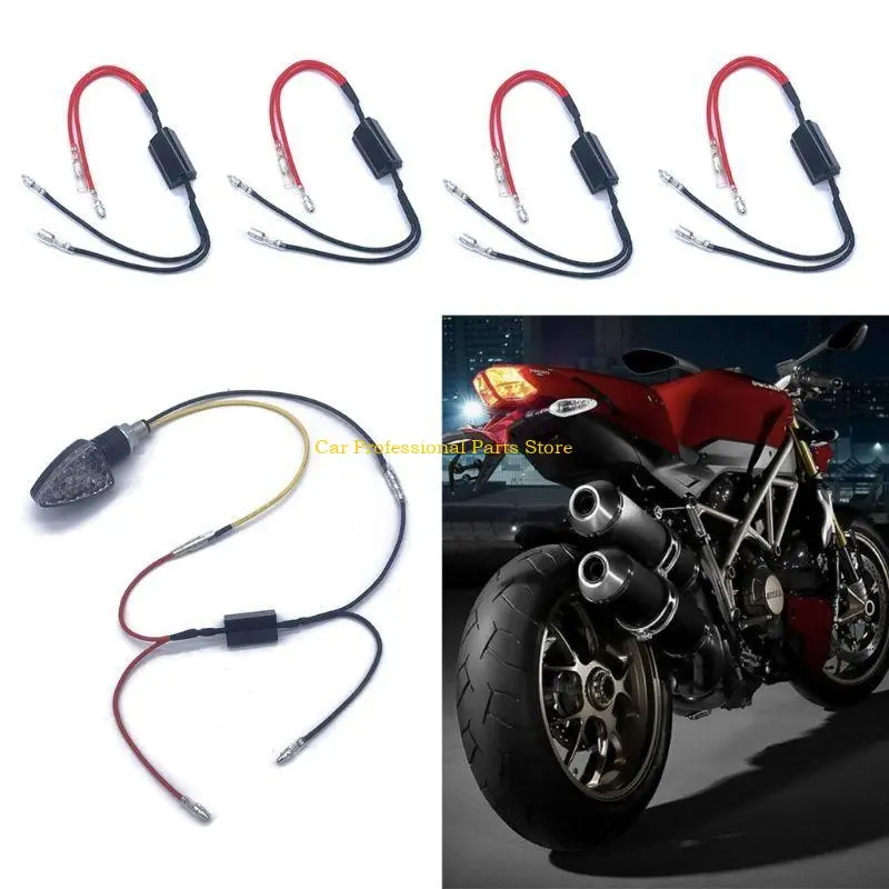 R53D 10W 10Ohm LED Headlight Load Resistor Flicker Decoders Warning Canceler Harness