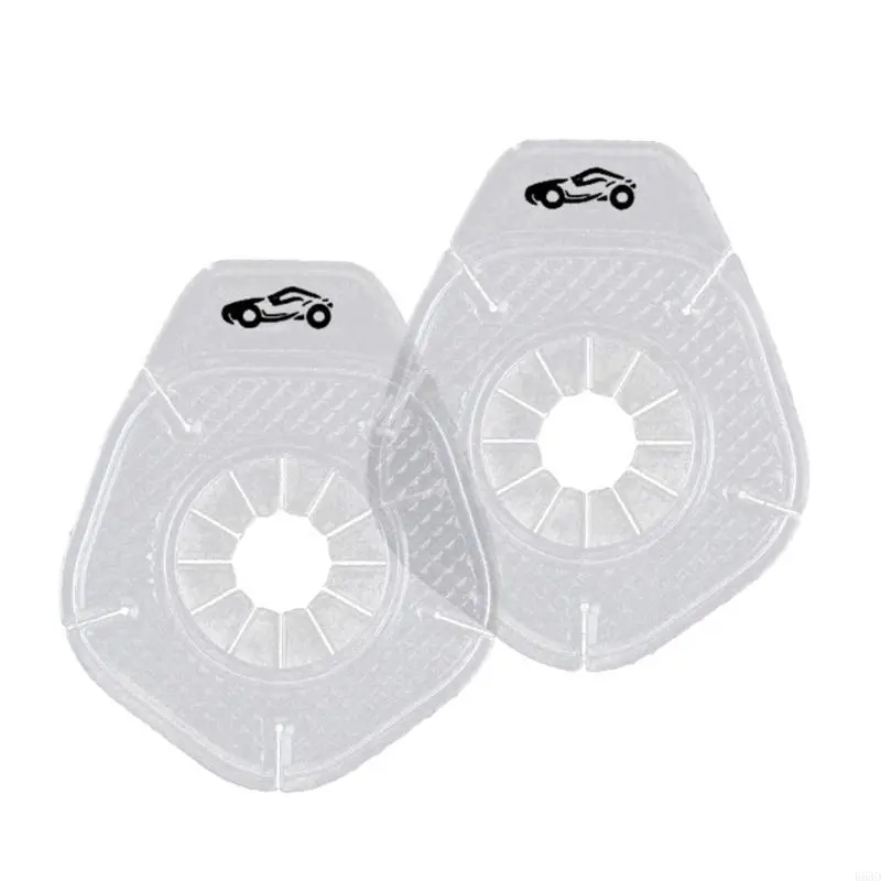 R53D 2Pcs Wiper Arm Bottom Hole Covers Wiper Cover Pad Debris Leaves Dustproof Sleeve