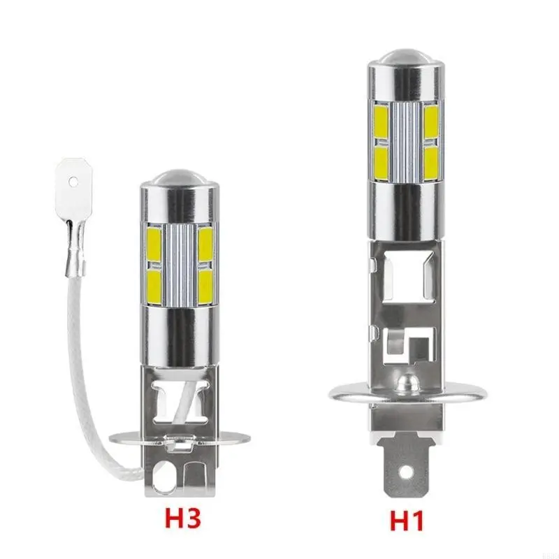 R53D Car LED Driving Light Anti Fog Lamp Headlight H1 10SMD 5630 7000-8000K 2pcs