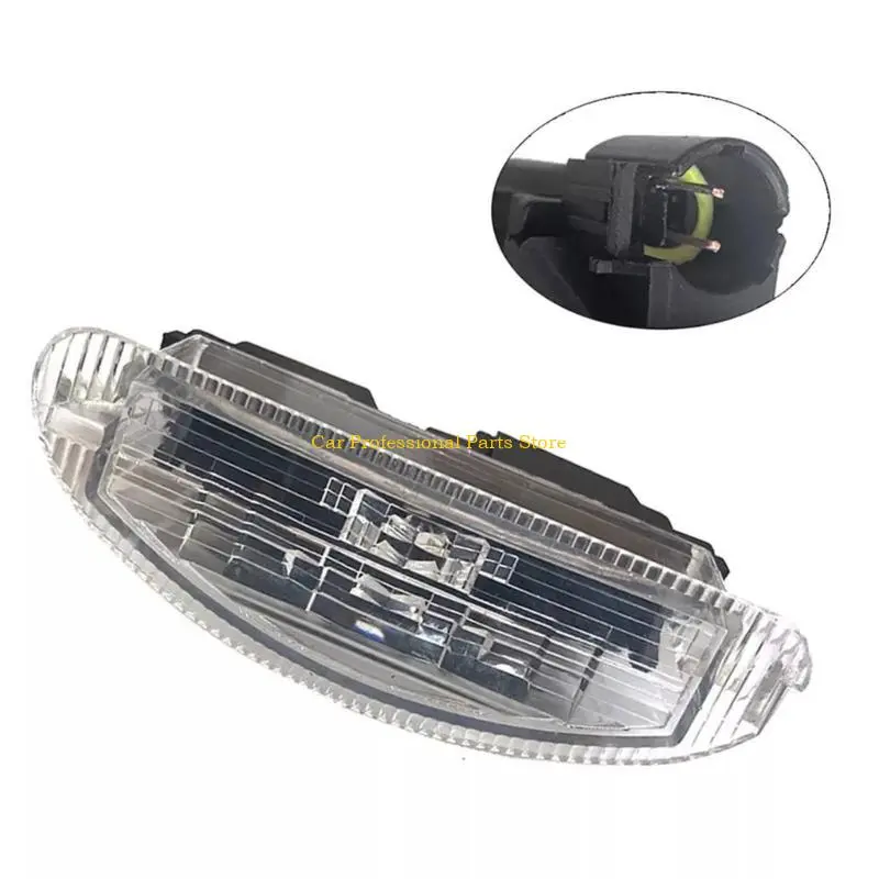 R53D Replacement License Plate Light for Clio II 1998-2005 License Number Plate Lamp