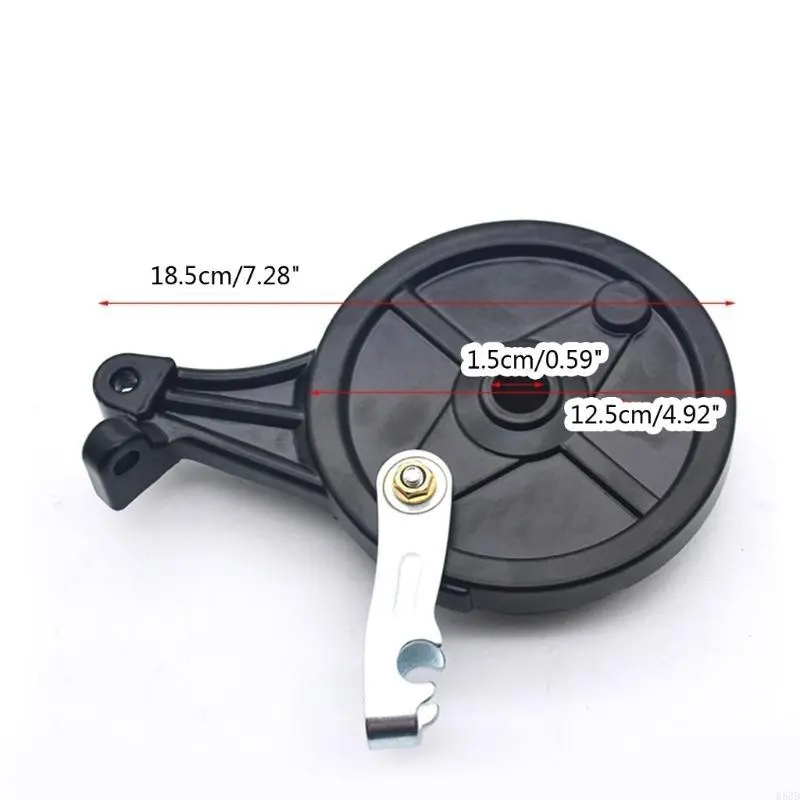 R53D Electric Electric Bike Rear Drum Brake Pad Shoe Drum Assembly
