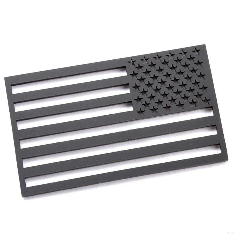 R53D Car Stereo Window Parking Spaces Scratch Stickers American Flag Decoration 2x