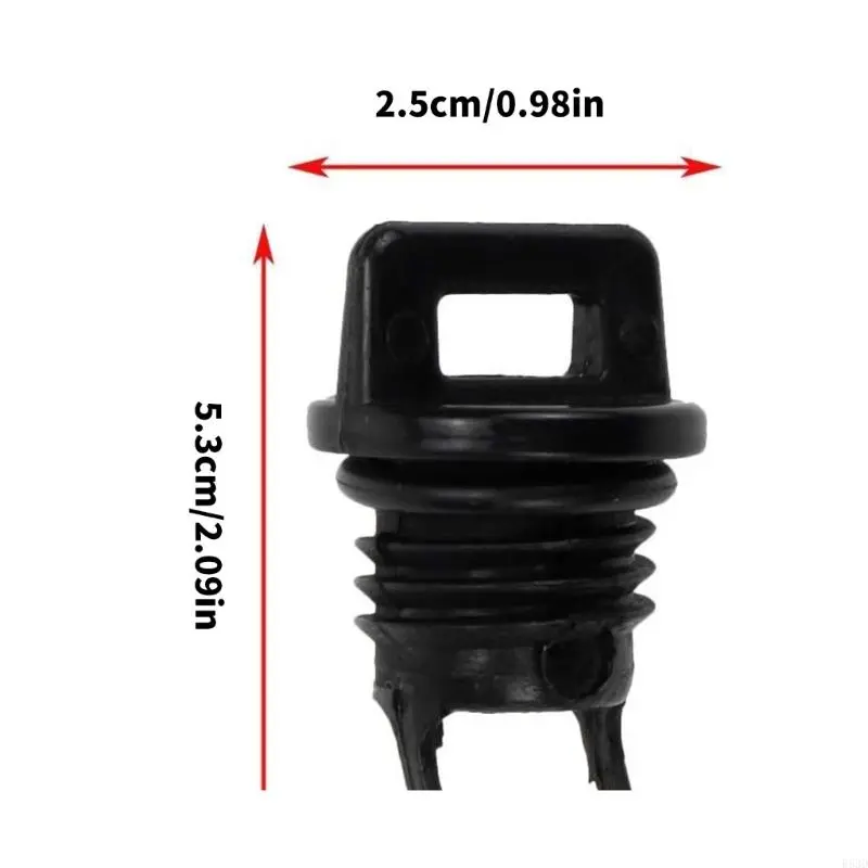 R53D Replacement Boat Drain Plug for Marine Yacht Raft Standard Size Drain Bung Plug