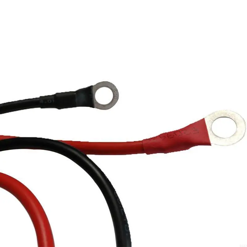 R53D Motorcycle Handlebar 10AWG 50cm/1.6ft Cable EC5 to O Ring Charging Adapter