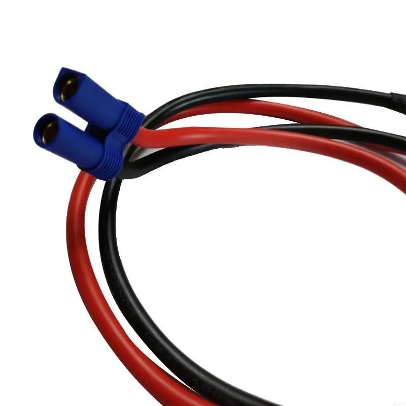 R53D Motorcycle Handlebar 10AWG 50cm/1.6ft Cable EC5 to O Ring Charging Adapter