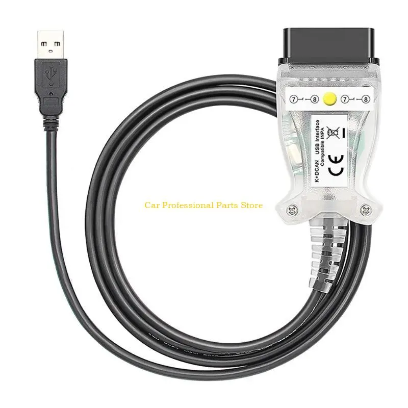 R53D K+CAN Car Diagnostic Tool Cable OBD USB withSwitch for Vehicle