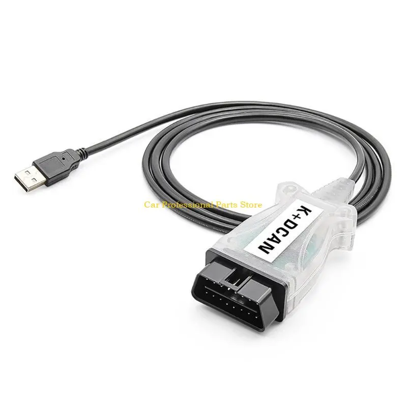R53D K+CAN Car Diagnostic Tool Cable OBD USB withSwitch for Vehicle