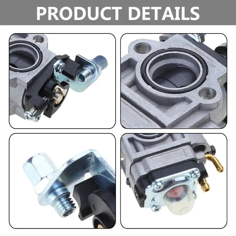 R53D Compact Carburettor Carb Strimmer Hedge Trimmer Brush Cutter Chainsaw 43cc 47cc 49cc 50cc 2-Stroke Carburetor Repair