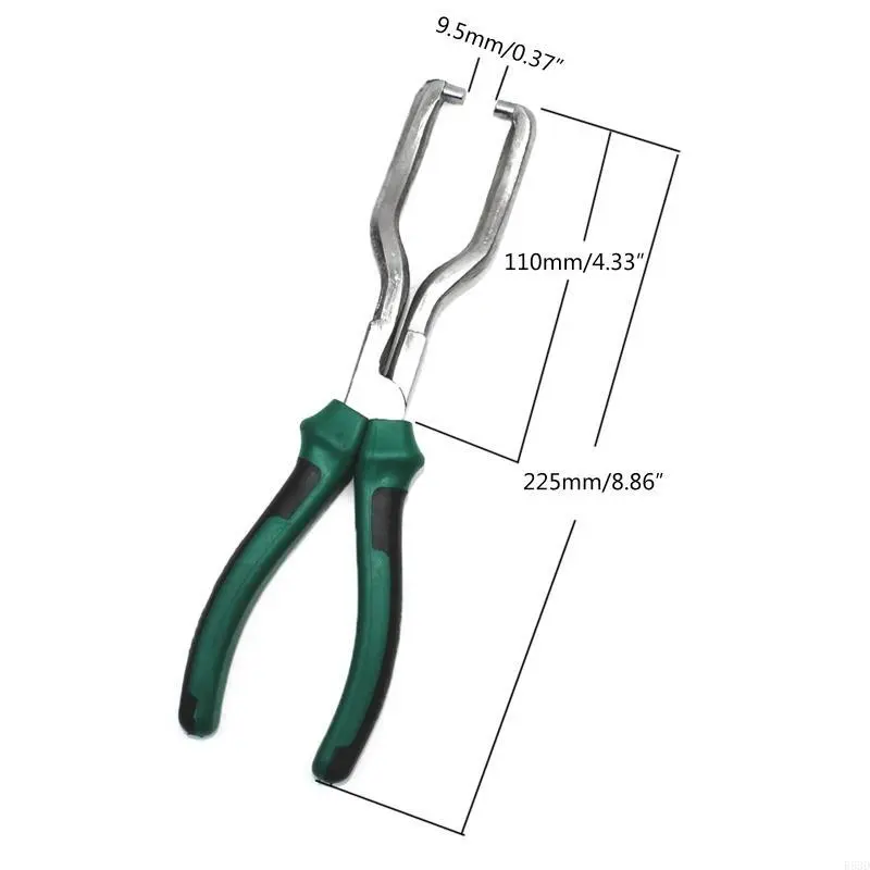 R53D Line Clip Pipe Plier Disconnect Removal Tool Car Hose Clamp Plier Angled Clip Plier Tube Bundle Removal Repair Tool