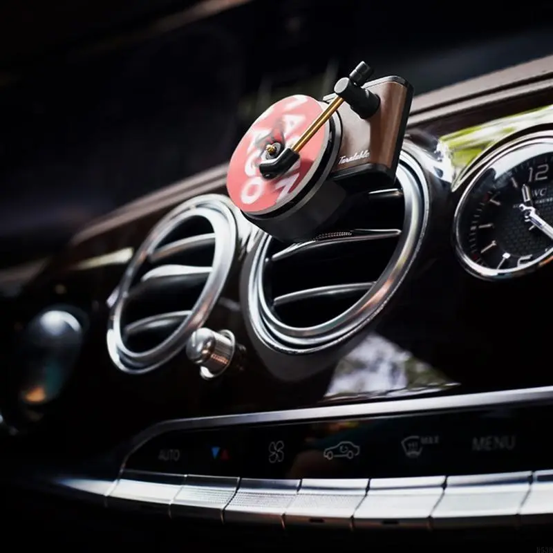 R53D Styling Air Clip Retro Record Player Diffuser Air Vent Punk Car Accessories Souvenir Present