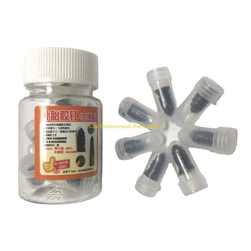 R53D 10 Pcs Car Tire Puncture Nails Vacuum Tire Puncture Repair Tool Patch Fix