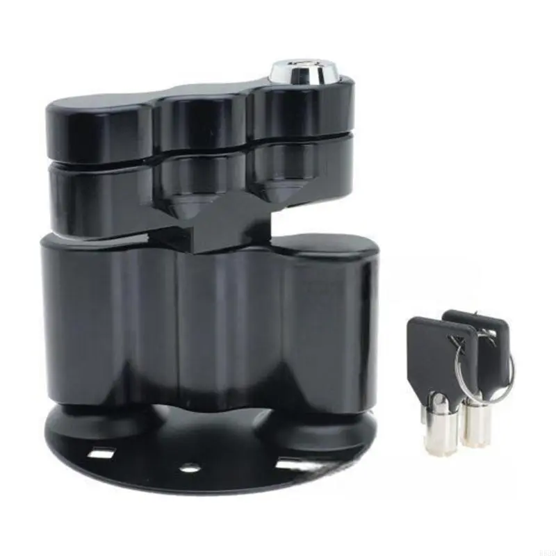 R53D Mount Clamp Bracket Support Fastener with 2 Keys Compatible For LOX PM Petrols Oil Container Motorcycle