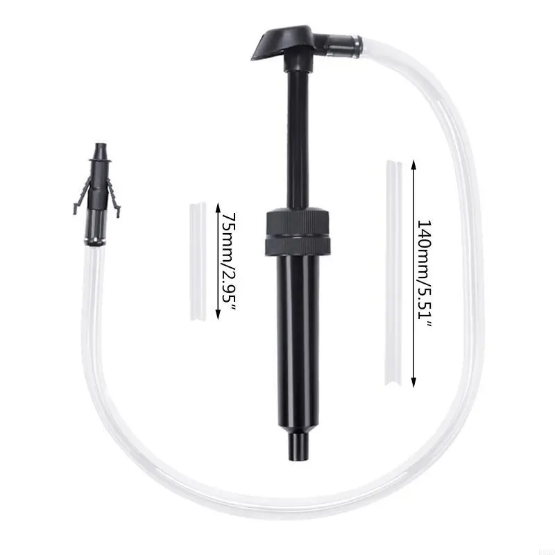 R53D Universal Siphon Hand Portable Manual Car Transfer For Gas Petrol for Diesel Oil Liquid