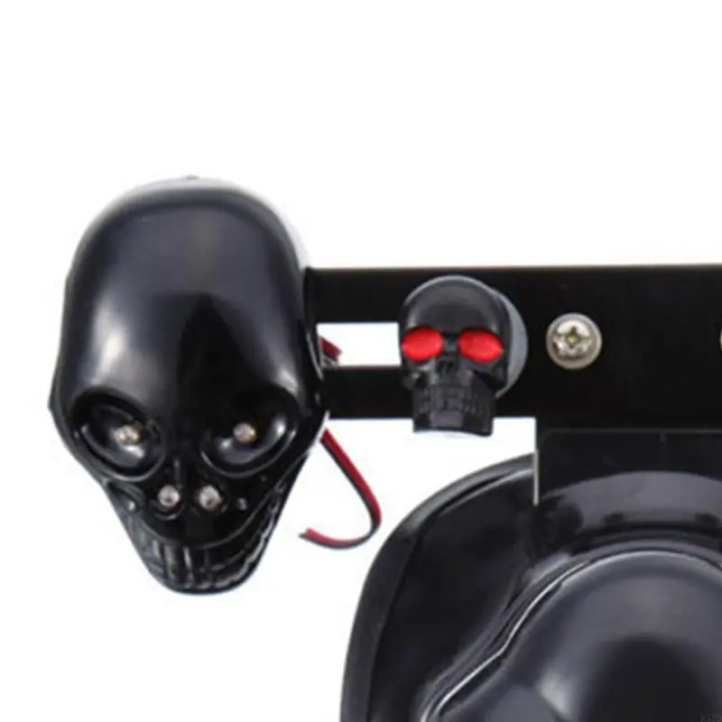 R53D Motorcycle 12V Turn Signals Skull Tail Light Rear Brake Lamp