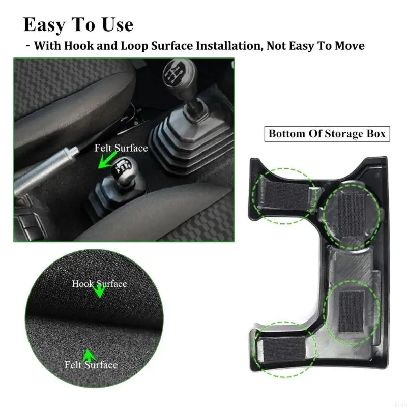 R53D Car Manual Transmission Center Console Tray with Cup Holder for JB64W