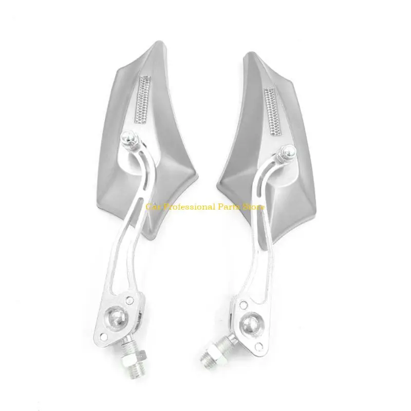 R53D 2x Motorcycle Modified End Mirror Handlebar Mirror Rear View Changeable Screws
