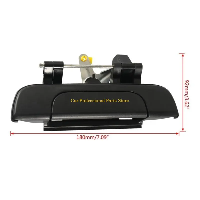 R53D 69090‑35010 Black Exterior Tailgate Handle Rear Liftgate Handle for Tacoma 95‑04