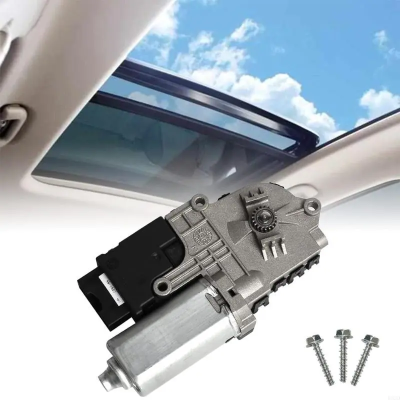 R53D Electric Sunroof Moon Roof Motor BB5Z15790A BB5Z15790D Adjustment Replacement Durable Compatible for Explorer 2011-2017