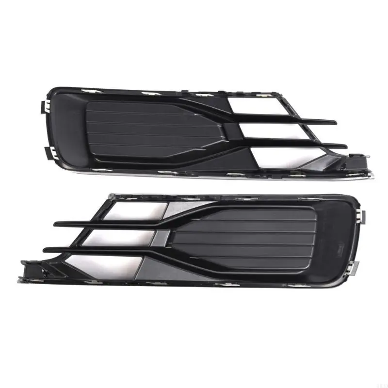 R53D Professional Bumper Cover Grilles Front Bumper Plastic Car Fog Light Covers Left/Right/1 Pair Auto Spare Part for A6C7