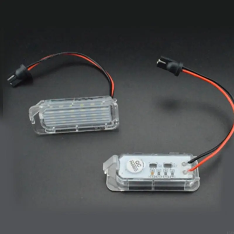R53D 1 Pair License Plate Lamp Taillight Car License Plate Lights for MK2 LED Lamp Automotive Accessories