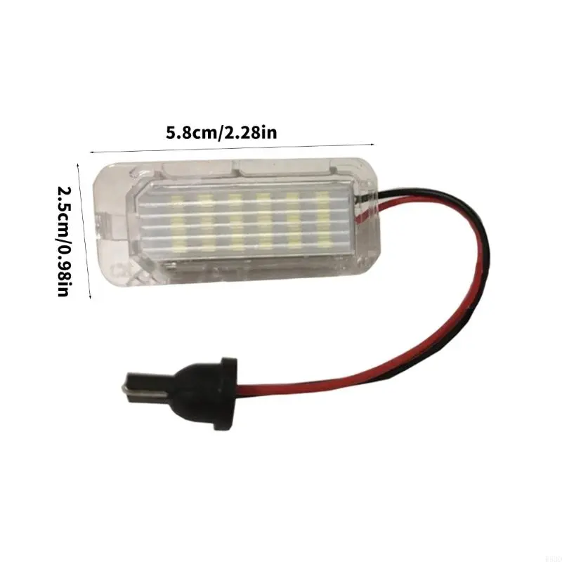 R53D 1 Pair License Plate Lamp Taillight Car License Plate Lights for MK2 LED Lamp Automotive Accessories