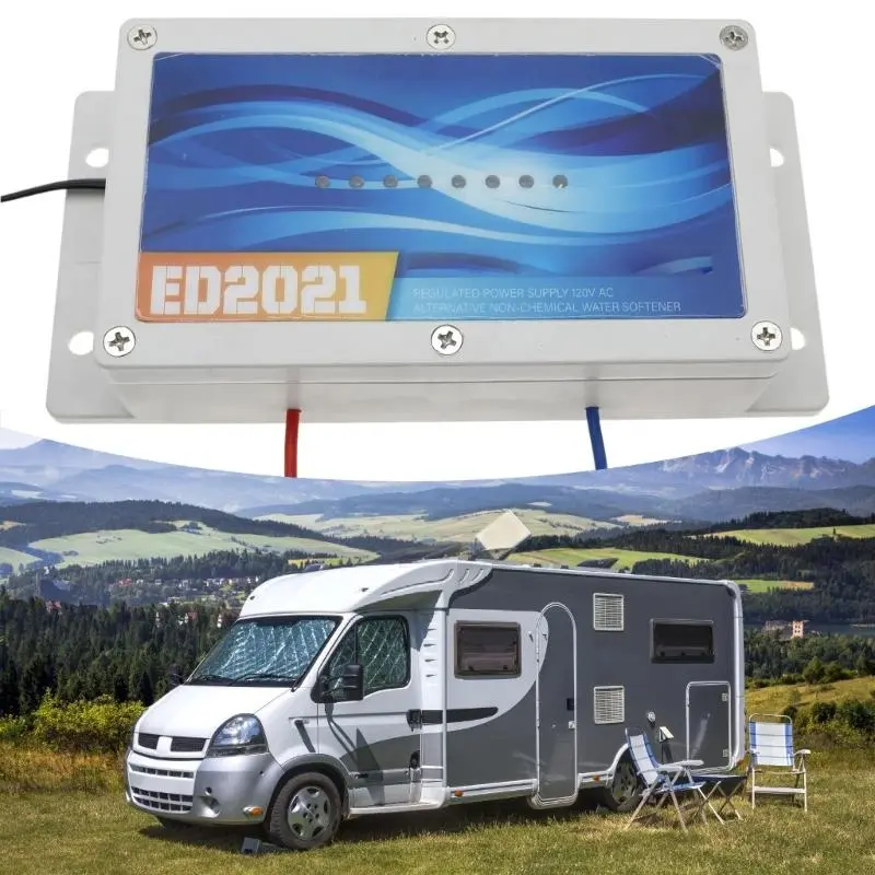 R53D Electronic Water Descaler System Reduces Limescale and Rust for Home Appliances Scale Prevention with Easy Installation