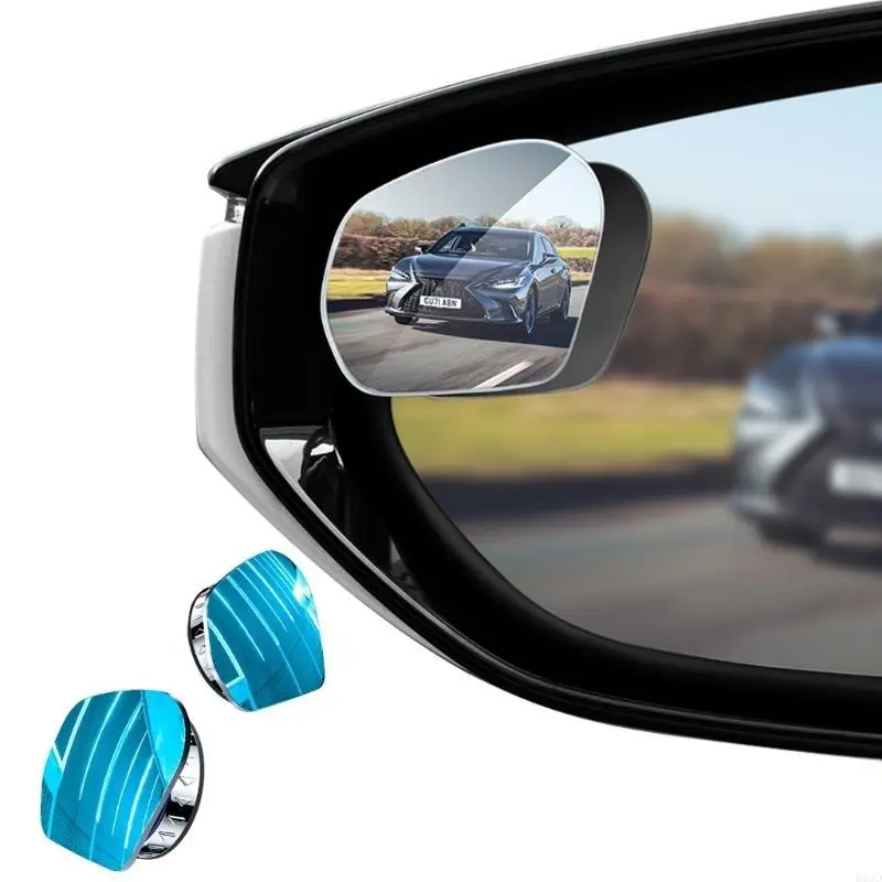 R53D 360 on Rear View Auxiliary Blind Spots Glass Wide Car Truck SUV