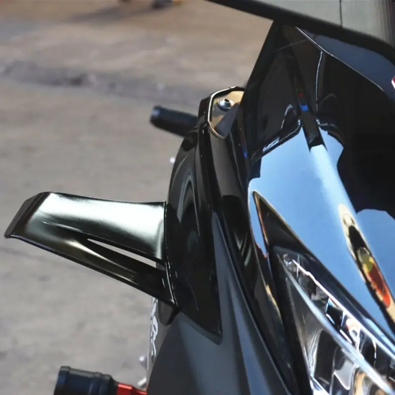 2Pcs Motorbike Modified Winglets Spoiler Aerodynamic Wing Side Fairing Winglets Wind Wing Motorcycle Accessory