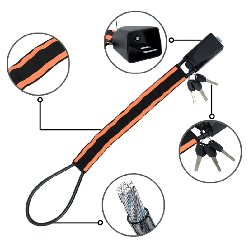 Car Steering Wheel Lock Lock Retractable Anti-theft Steering Wheel Lock