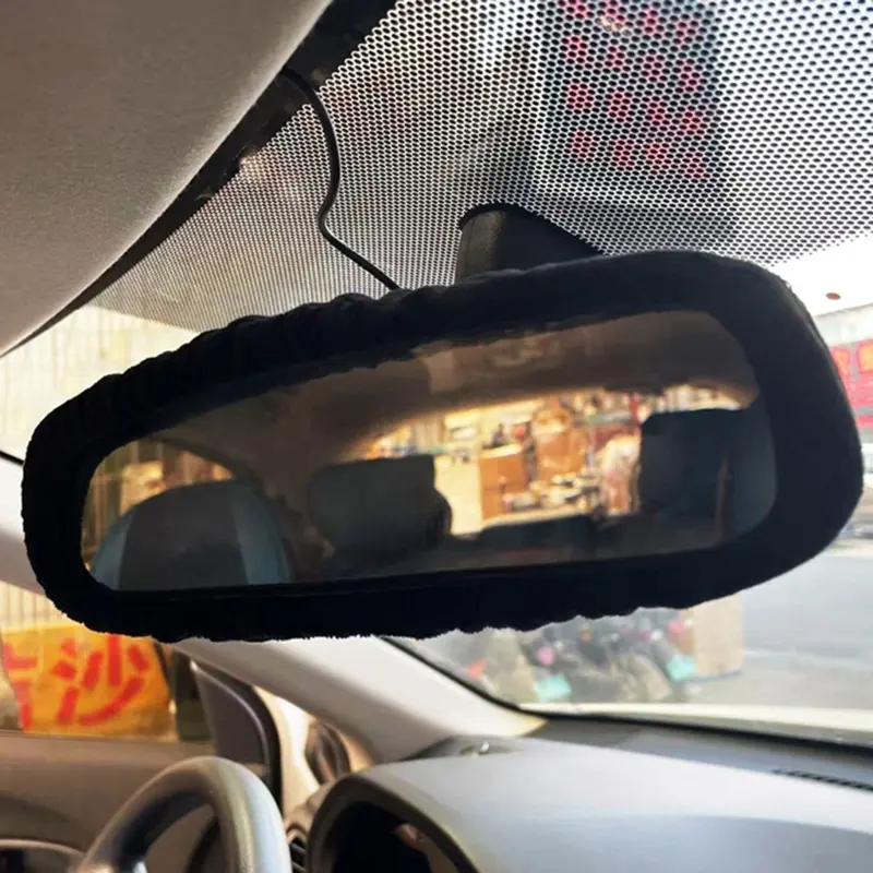 Car Rearview Mirror Cover Styling Interior Decoration Car Interior for Women Men