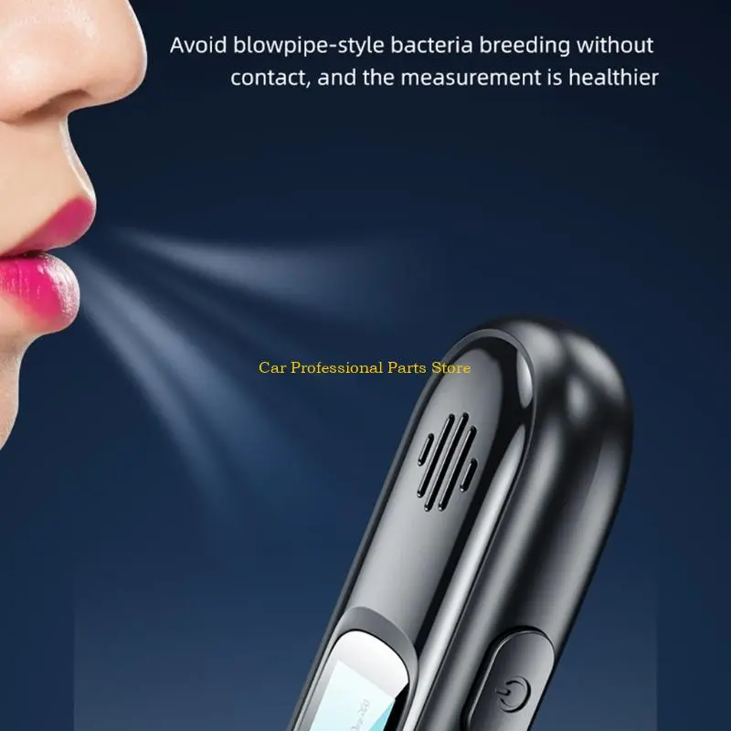 R53D Digital Breath Tester Breathalyzer Device LCD Screen Detector