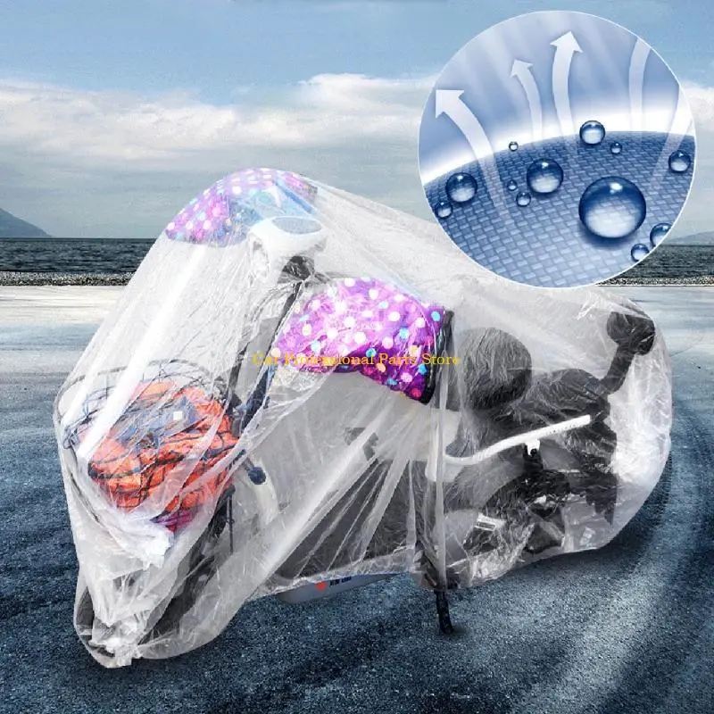 R53D Waterproof Cover Washable Suncreen Sleeve Protector for Motorcycle Scooter Bike Easy to Carry Bike Cover
